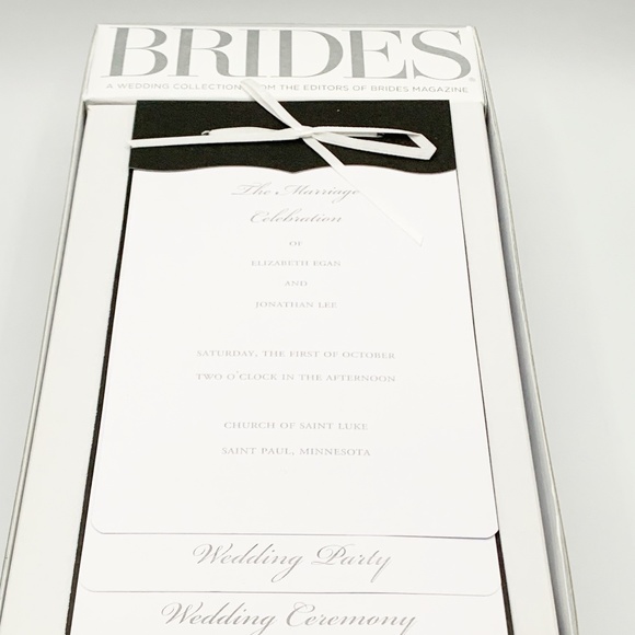 Printable Program Kit - Bride Wedding Collection - 40 counts - Picture 1 of 6